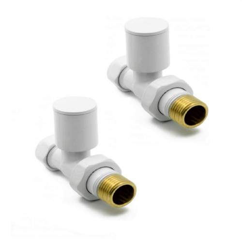 Kartell Modern White Radiator Valves