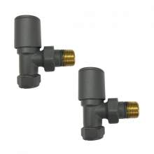 Kartell Modern Anthracite Radiator Valves