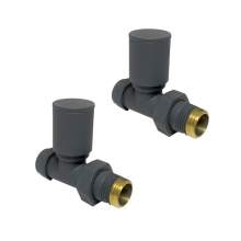 Kartell Modern Anthracite Radiator Valves