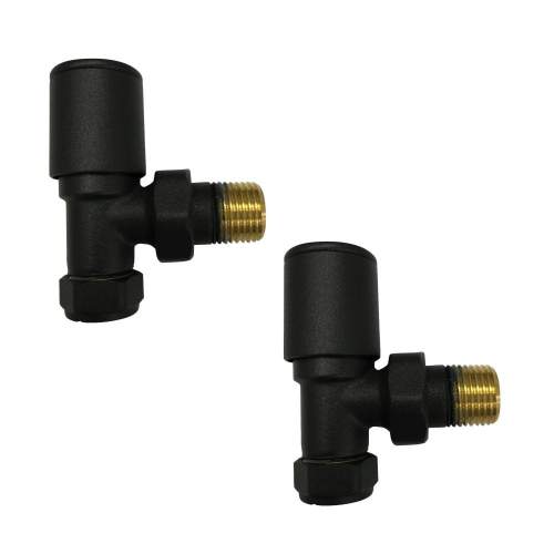 Kartell Modern Black Radiator Valves