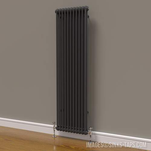 Kartell K-Rad Laser Klassic 2 Column Vertical Anthracite Radiator 515mm x 1800mm