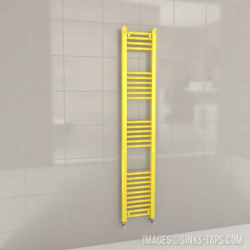 Kartell K-Rail Yellow Straight Bar Heated Towel Rail 300mm x 1600mm