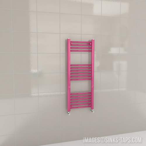 Kartell K-Rail Magenta Straight Bar Heated Towel Rail 400mm x 1000mm