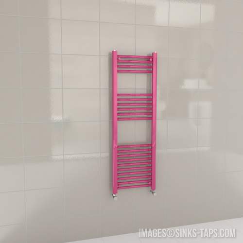 Kartell K-Rail Magenta Straight Bar Heated Towel Rail 400mm x 1200mm