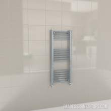 Kartell K-Rail Grey Straight Bar Heated Towel Rail 400mm x 1000mm