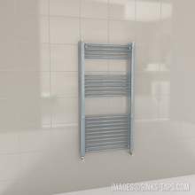 Kartell K-Rail Grey Straight Bar Heated Towel Rail 600mm x 1200mm