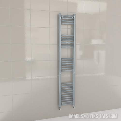 Kartell K-Rail Grey Straight Bar Heated Towel Rail 300mm x 1600mm