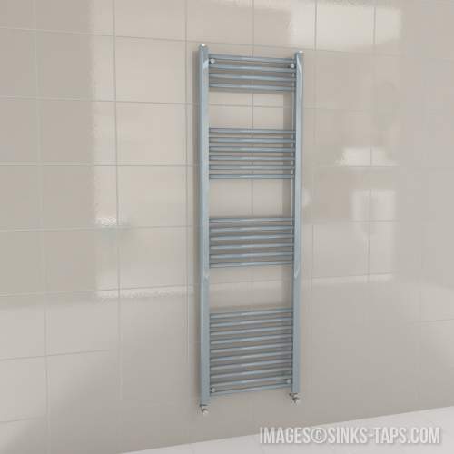 Kartell K-Rail Grey Straight Bar Heated Towel Rail 500mm x 1600mm