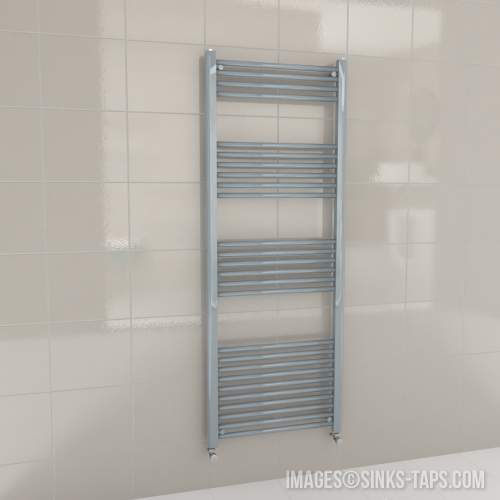 Kartell K-Rail Grey Straight Bar Heated Towel Rail 600mm x 1600mm