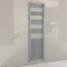 Kartell K-Rail Grey Straight Bar Heated Towel Rail 500mm x 1800mm