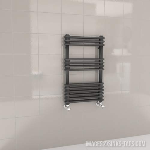 Kartell K-Rad Kolumn Anthracite Designer Towel Rail 832mm x 500mm