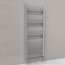 Kartell K-Squared Chrome Heated Towel Rail 600mm x 1600mm