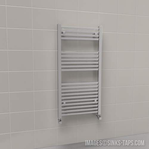 Kartell K-Squared Chrome Heated Towel Rail 600mm x 1200mm