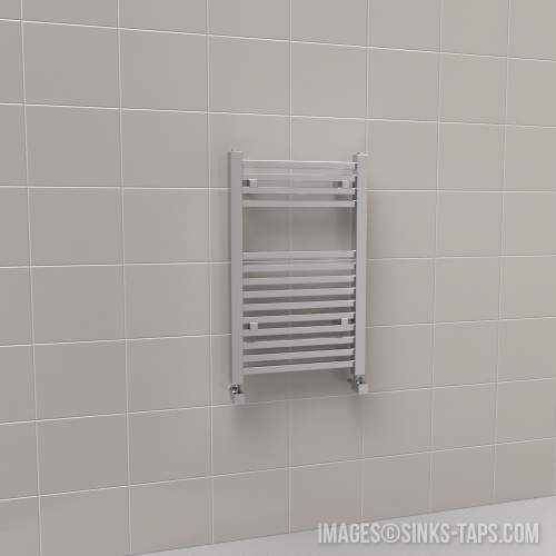 Kartell K-Squared Chrome Heated Towel Rail 500mm x 800mm