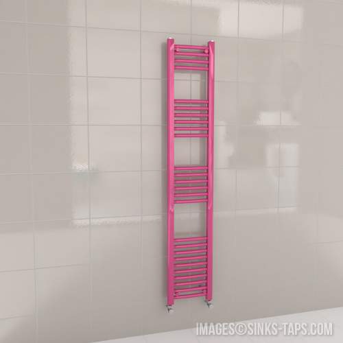 Kartell K-Rail Magenta Curved Bar Heated Towel Rail 300mm x 1600mm