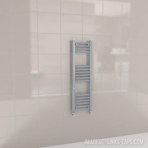 Kartell K-Rail Grey Curved Bar Heated Towel Rail 300mm x 1000mm