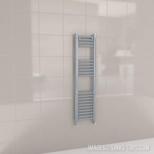 Kartell K-Rail Grey Curved Bar Heated Towel Rail 300mm x 1200mm