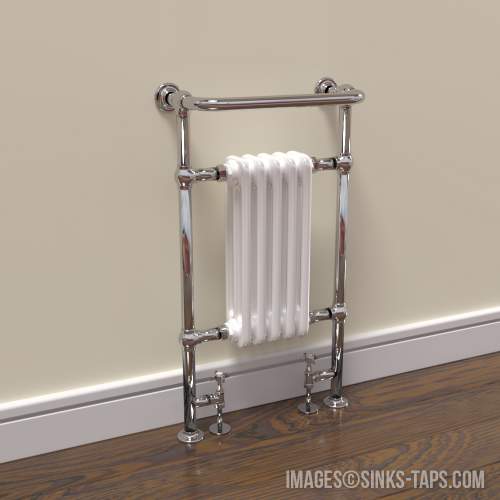 Kartell K-Rad Crown Traditional Radiator with Towel Rail 500mm x 945mm