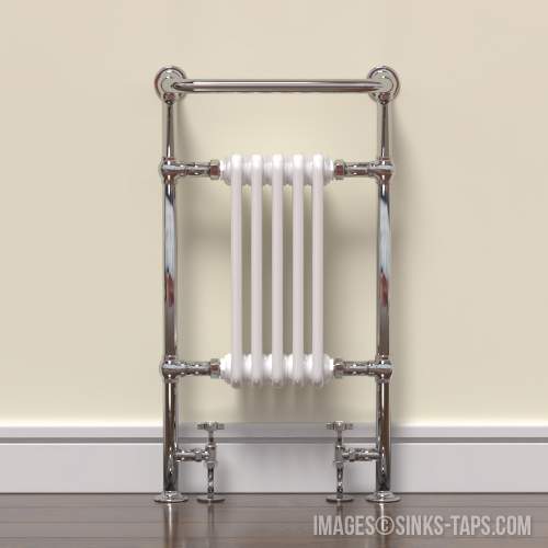 Kartell K-Rad Crown Traditional Radiator with Towel Rail 500mm x 945mm