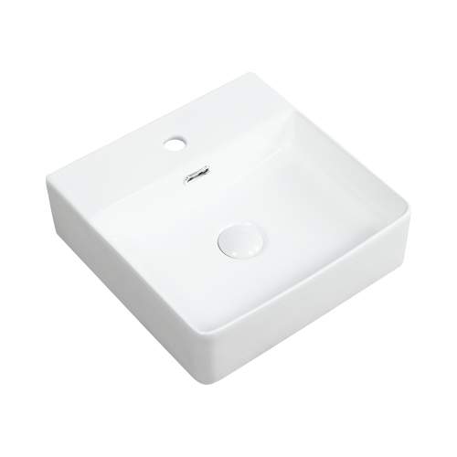 Bluci Square 420mm Countertop Basin with Tap Ledge