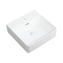 Bluci Square 420mm Countertop Basin with Tap Ledge