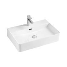 Bluci Rectangular 600mm Countertop Basin with Tap Ledge