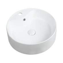 Bluci Round 460mm Countertop Basin with Tap Ledge