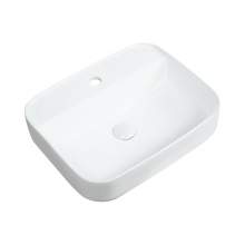 Bluci Rounded Rectangle 500mm Countertop Basin with Tap Ledge