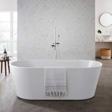 Bluci Coast Freestanding Double Ended Bath 1600mm x 750mm