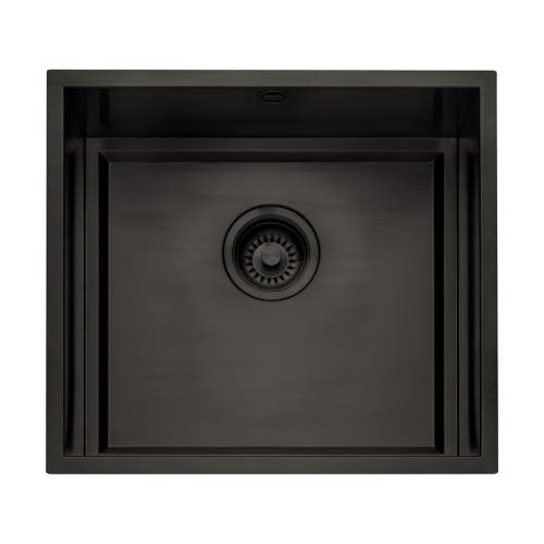 Caple Saso 45/16/BS Black Steel Fully Integrated Worktop Sink