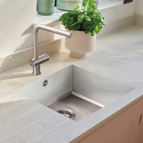 Caple Saso 45/16/SS Stainless Steel Fully Integrated Worktop Sink