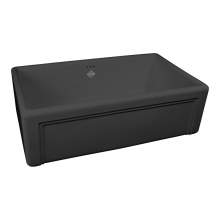 Shaws of Darwen Entwistle Matt Black Belfast Kitchen Sink