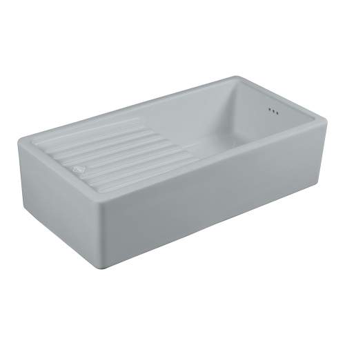 Shaws of Darwen Longridge Matt Grey Belfast Kitchen Sink