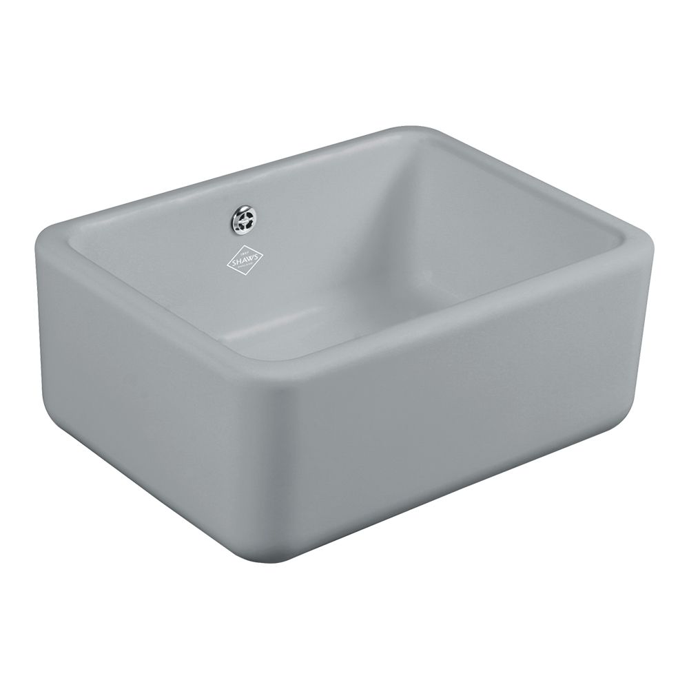 Shaws of Darwen Classic Butler 600 Matt Grey Kitchen Sink