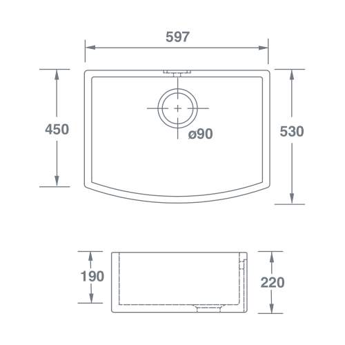 Shaws CLASSIC WATERSIDE Kitchen Sink