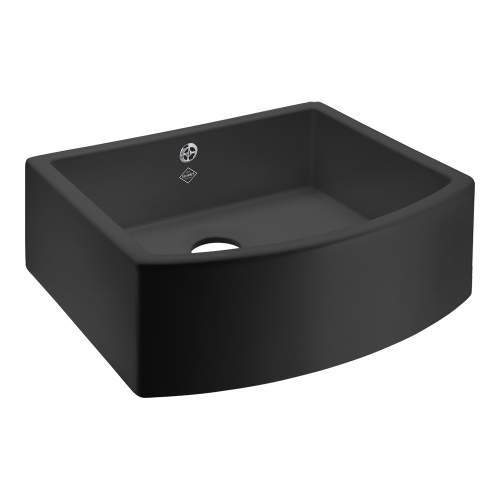 Shaws of Darwen Waterside 760 Matt Black Belfast Sink