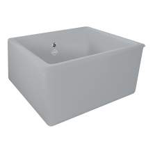 Shaws of Darwen Whitehall Deep Bowl Matt Grey Belfast Kitchen Sink