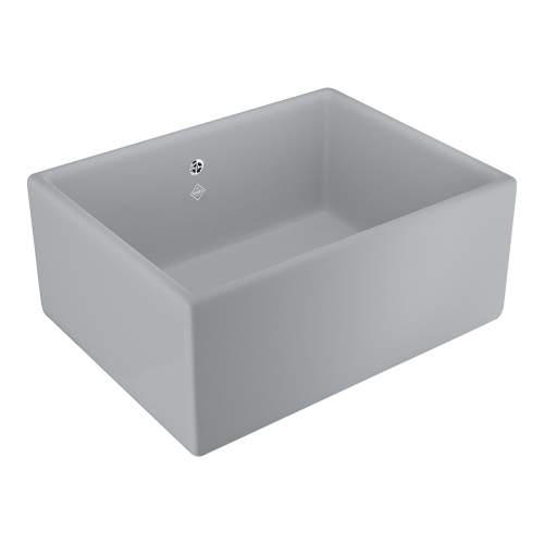 Shaws of Darwen Shaker Single 600 Matt Grey Belfast Sink