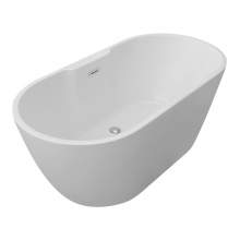 Bluci Viterbo Freestanding Double Ended 1655mm White Bath