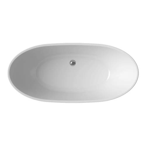 Bluci Aquino Freestanding Double Ended Grey Bath