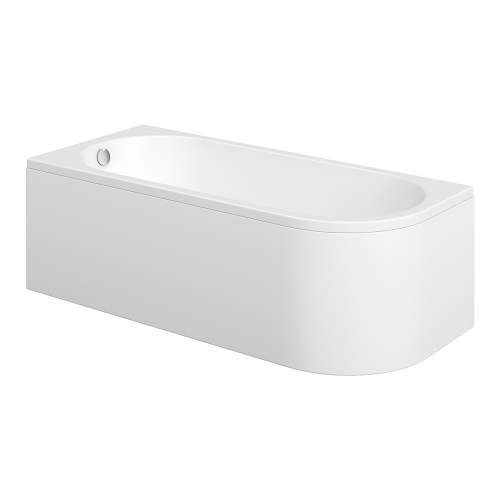 Bluci Sorrento Back to Wall Corner Bath 1500mm x 725mm