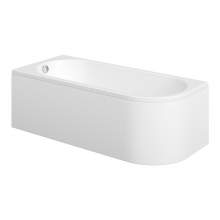Bluci Sorrento Back to Wall Corner Bath 1500mm x 725mm