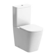 Bluci Triesta Rimless Closed Coupled Fully Shrouded Short Projection WC with Soft Close Seat