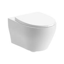 Bluci Latina Rimless Wall Hung WC with Soft Close Seat