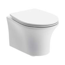 Bluci Cassino Rimless Wall Hung WC with Soft Close Seat