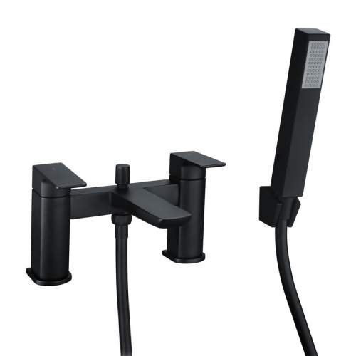 Bluci Matera Matt Black Bath Shower Mixer