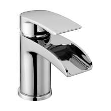 Bluci Sulmona Chrome Waterfall Spout Basin Mixer