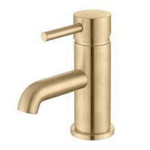 Bluci Vibo Brushed Brass Basin Mixer