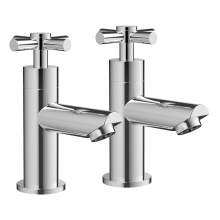 Bluci Eboli Chrome Crosshead Lever Basin Taps