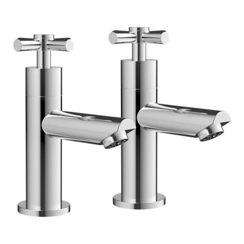 Bluci Eboli Chrome Crosshead Lever Bath Taps